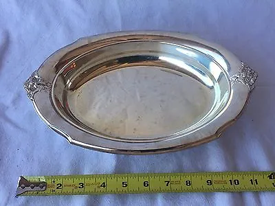 Wilcox International Silver Co 112 Vintage Silver Plate Oval Serving Bowl  TF • $28.07