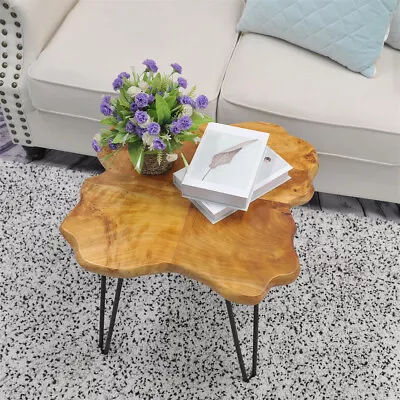 Greenage Natural Cedar Root Live Edge Coffee Table With Hairpin Legs Heavy Thick • $115.59