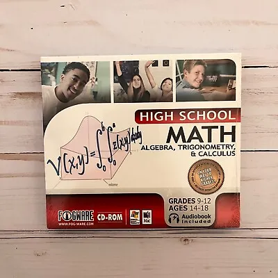 Fogware High School Math Algebra Trigonometry & Calculus CD-Rom • $15.60