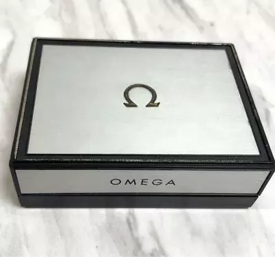 OMEGA Watch Box Case Wood Leather VINTAGE Seamaster Speedmaster • $120.89