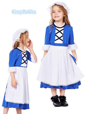 U-D4 Girls Victorian Poor Maid Pioneer Colonial Historical Book Week Costume • $29.95