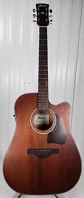 Ibanez Used AW54CE Acoustic Electric Guitar Cut OP Natural • $20.50