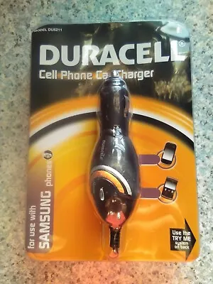 $5 • Buy Duracell Cellphone Car Charger For Samsung Phones Model DU5211 NEW ITEM