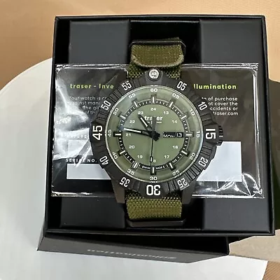 Traser H3 110726 P99 Q Tactical Green Mens Watch 20ATM • $200