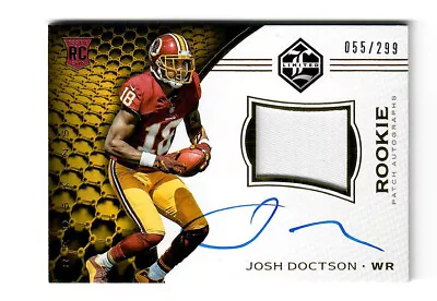 Josh Doctson 2016 Limited Relic / Autograph Rookie #116 55/299 Tcu Horned Frogs • $0.99