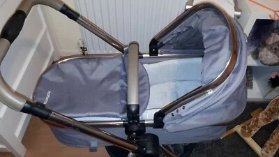 £100 • Buy Mothercare Orb Pram And Pushchair With Raincover And Footmuff, Grey, From Birth