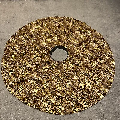 1950s Full Circle Skirt  Leopard Print  One Size Rockabilly R&R • £15