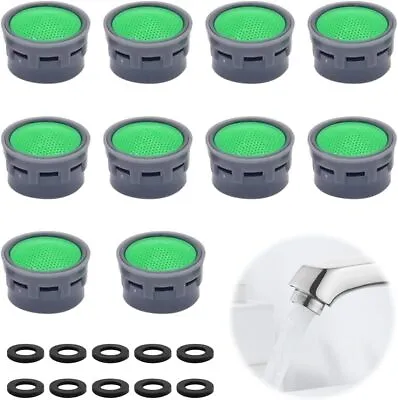 BEIIEB 10 Pack Faucet Aerator With 10 Piece Gasket Faucet Filter Faucet Limit • £6.66