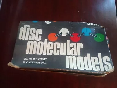 Vintage Disc Molecular Models Kenney  Benjamin Inc Science Kit • $19