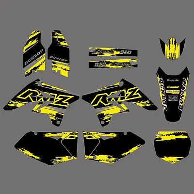 Team Graphics Background Decals Sticker For SUZUKI RMZ250 2007 2008 2009 • $85.79