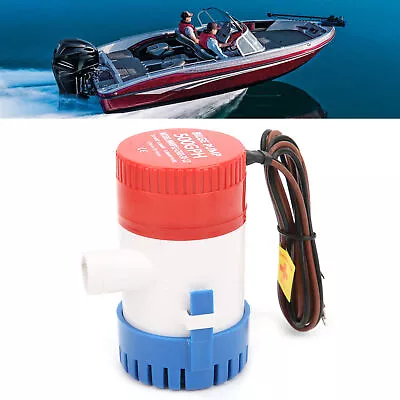 Electric Sump Pump For Boats Bilge Pump 12V Electronic Sensing Bilge • £18.12