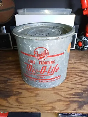 Vintage FRABILL'S Full Floating MIN-O-LIFE Minnow Fish Bait Bucket Pail #480 7t • $37.79