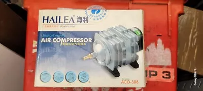 ACO308 AC45 HAILEA AIR PUMP 45L/m Piston Compressor Hydroponic Koi Fish Pond • £27