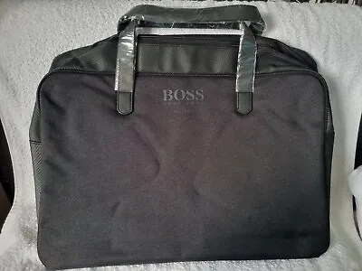 £27.99 • Buy BRAND NEW HUGO BOSS Unisex Women Men's Designer Duffle Weekend Travel Bag Black 