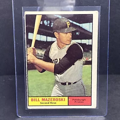 1961 Topps #430 Bill Mazeroski Pirates Sp • $10.99