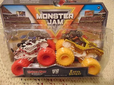 2023 SERIES 24 SPIN MASTER Monster Jam TRUCKS 2-Pack EARTH SHAKER & DALMATIAN • $14.99