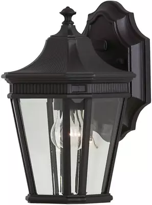 OL5400BK Cotswold Lane Outdoor Patio Lighting Wall Lantern Black 1-Light (7 W  • $102.99