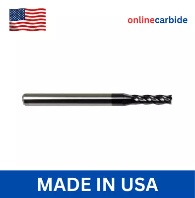 11/32  4 FLUTE CARBIDE END MILL - TiALN COATED • $20.95