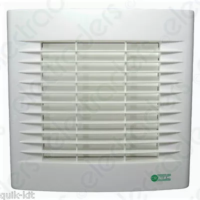 Airvent 435103 Axial Extractor Fan With Shutter & Pullcord - 150mm  6 Inch • £42