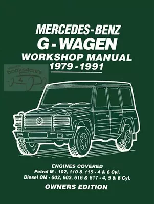 Mercedes 461 460 Shop Manual Service Repair 300gd 280ge 230ge 240gd 290gd Book • $49.95