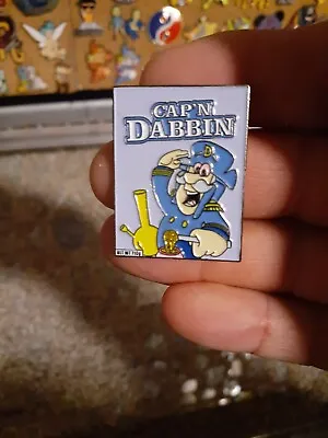 Captain Dabbin Dab Enamel Lapel Hat Pin Extremely Rare Repaired AREH • $170