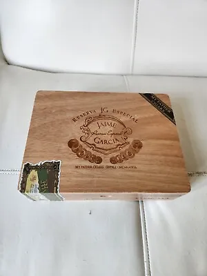 My Father Jaime Garcia Reserva Toro Empty Wooden Cigar Box 9¼x6⅞x2¼ • $4