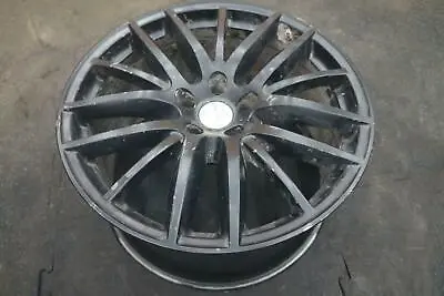 19x10 Inch 15 Spoke Wheel Rim Black 670016855 Maserati Ghibli 2014 *Curb Rash* • $269.99