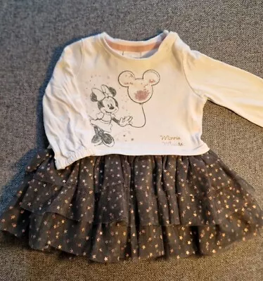 Disney Minnie Mouse Tutu Dress 0-3 Months Baby Girls Party Outfit  (M10)  • $4.35