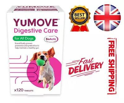 Lintbells YuMOVE Digestive Care For All Ages And Breeds | 120 Tablets • £20.57