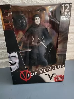 V For Vendetta 12 Inch Figurine With 12 Sound Push Button • $97