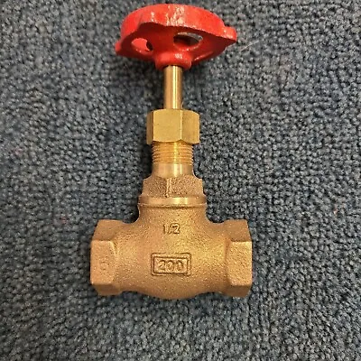 1/2  Milwaukee Brass Needle Valve Threaded Ends Brand New • $51