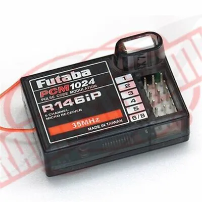 ES- Futaba RX FP R 146IP 6CH 35PCM QUARTZ-FREE - FU144 • $29.56