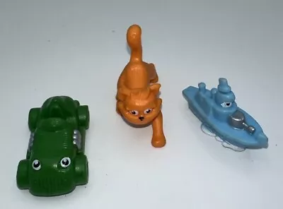 MONOPOLY JUNIOR Game Replacement Pieces Player Pawns Cat Boat Car Lot Of 3 • $7.95