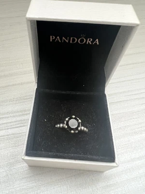 £30 • Buy Pandora Black Spinel Ring - Size 54