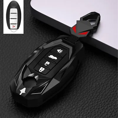 Zinc Alloy Car Smart Remote Key Fob Case Cover Holder Fit For Nissan Infiniti • $15.97