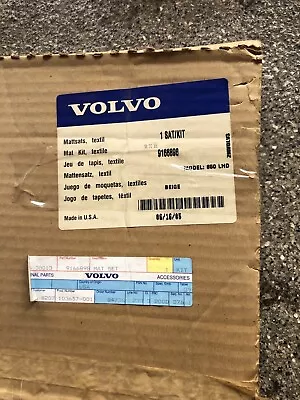 Volvo 850 Floor Mats Oem NOS • $249