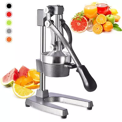 Manual Fruit Hand Press Citrus Juice Squeezer Orange Lemon Pomegranate Juicer BK • £34.99