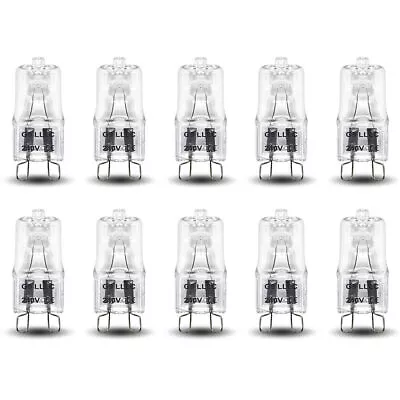 10 Pack Long Life Lamp Co G9 Halogen 40w Light Bulbs Long Life GU10 Lamp New • £7.99