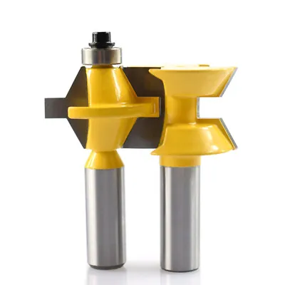 $23.45 • Buy 2 Bit Tongue And Groove Edge Banding Router Bit 1/2'' Shank Woodworking Tool