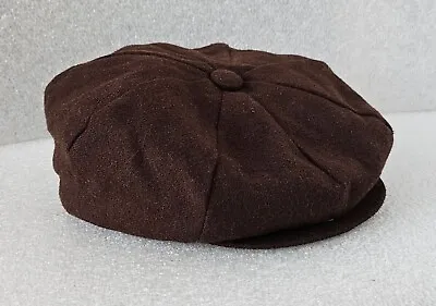Vintage Cabbie Flat Hat Cap Newsboy Fitted McGregor Made In USA Size: Large • $16.50