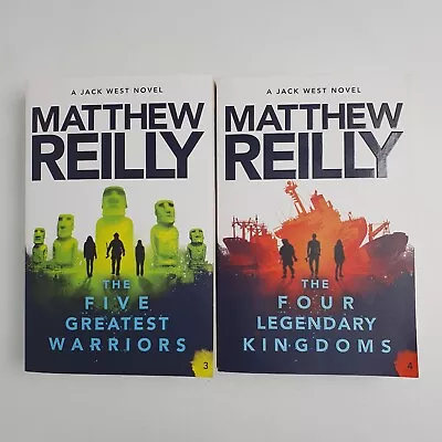 Matthew Reilly A Jack West Novel 4 + 5 Bundle Lot Action Thriller Book Like New • $26