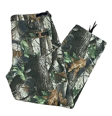 Liberty Camo Cargo Pants Men’s Size XL Realtree Hardwoods Hunting Adjustable • $34.99