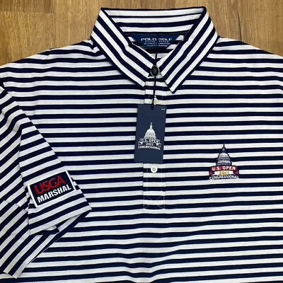 Polo Golf Ralph Lauren Shirt Mens L 2011 US Open USGA Marshal Patch Rory McIlroy • $30.59