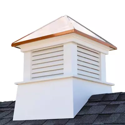 Manchester 18 In. X 22 In. Vinyl Cupola With Copper Roof • $522.55