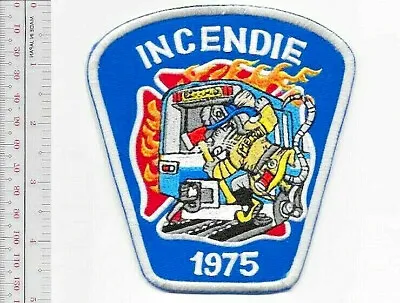 Montreal Fire Department Service D'Incendie Metro Beri - UQUAM Fire 1975 Incendi • $9.99