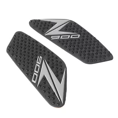 2x Tank Traction Pads Side Grips Protector Fit Kawasaki Z900 2017 Black • £13.37