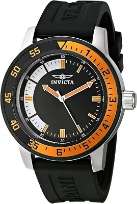 Invicta Specialty Quartz Watch With Black Dial Analogue Display & PU Strap 12848 • £59.50