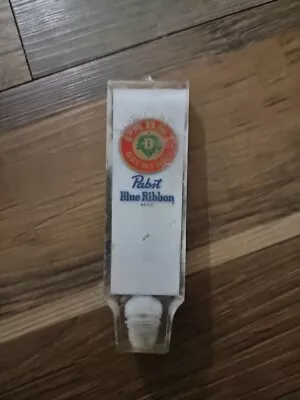 Vintage Pabst Blue Ribbon Beer  Tap RETRO  Handle Acrylic Bar Mancave Kegerator • $9.99