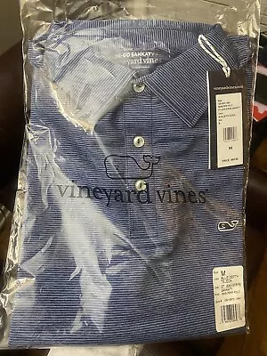 Vineyard Vines Medium Mens Blue Performance Polo Still In Wrapper • $48