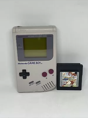 Original Nintendo Game Boy DMG-01 Grey Handheld System - Grey Working With Game • £69.99